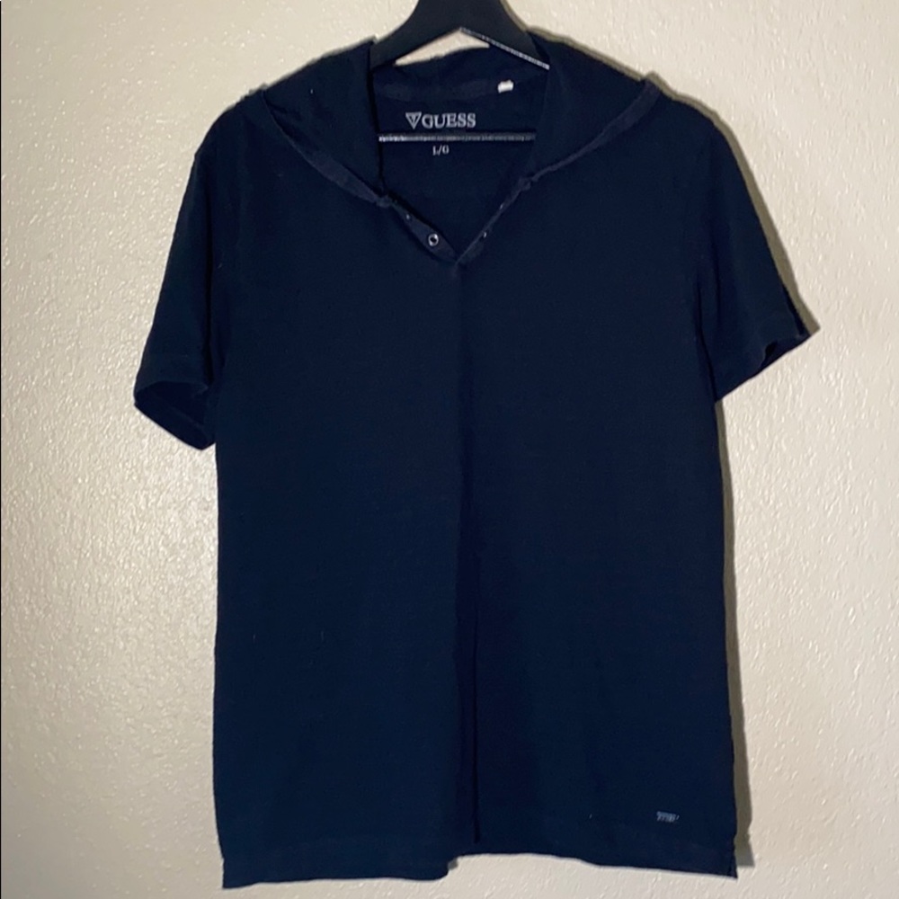 Guess shirt with hoodie